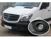LED Day Running Light kit DRL Mercedes Sprinter late 2013 to 2018  Black textured